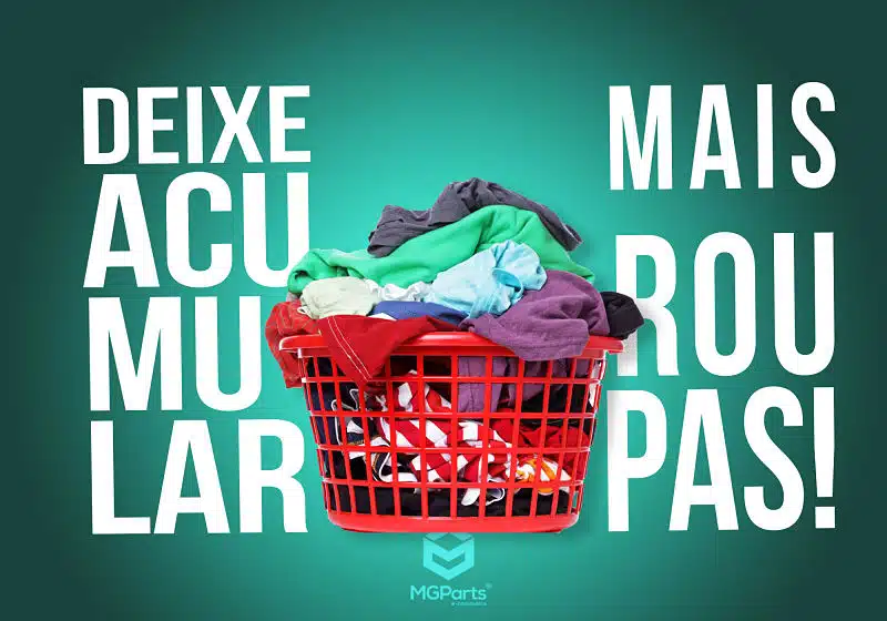 deixe acumular roupas