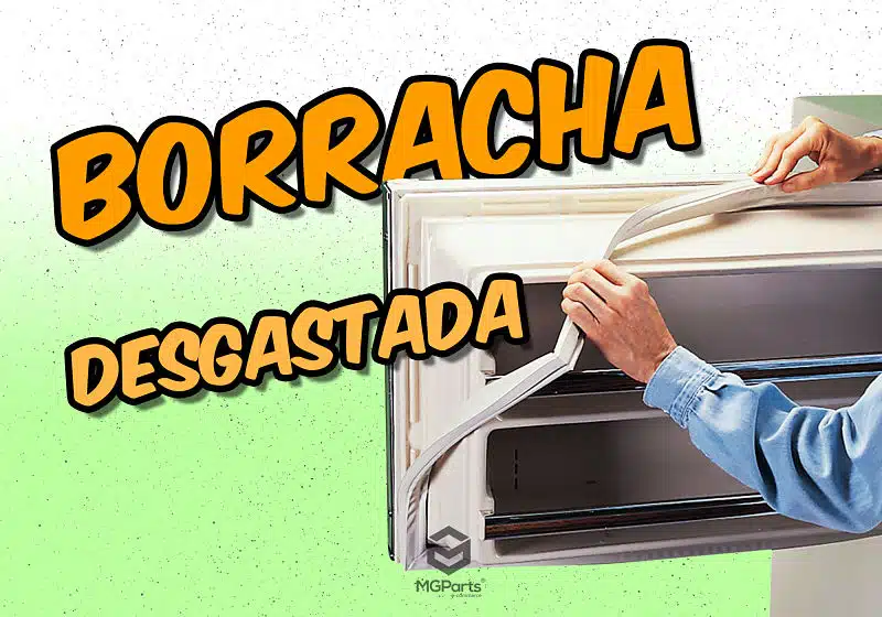 borracha desgastada