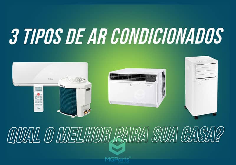 3 tipos de ar condicionados