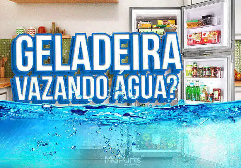 geladeira vazando água