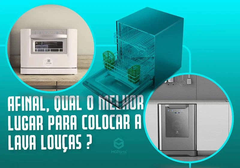 Qual o melhor lugar para colocar a lava louças.
