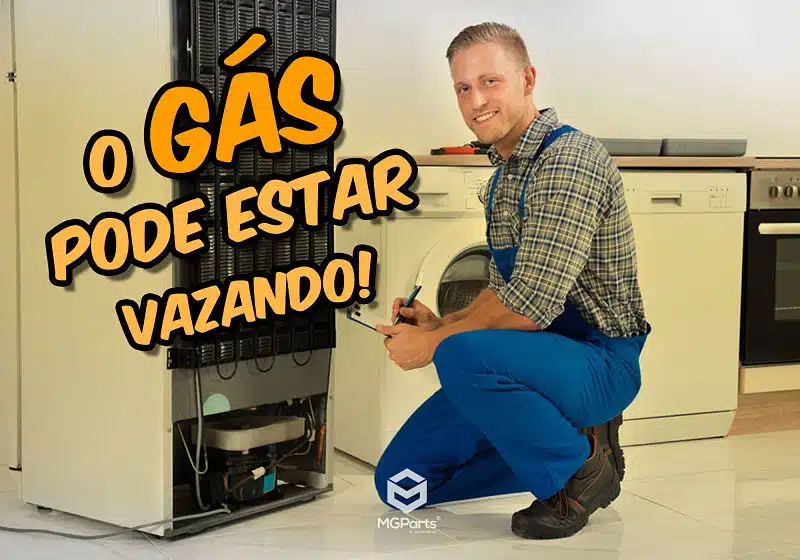 gás vazando