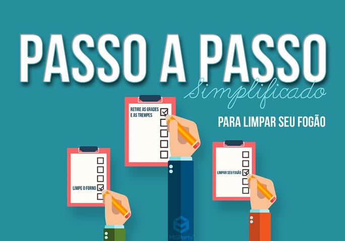 Passo a passo para limpar seu fogão.